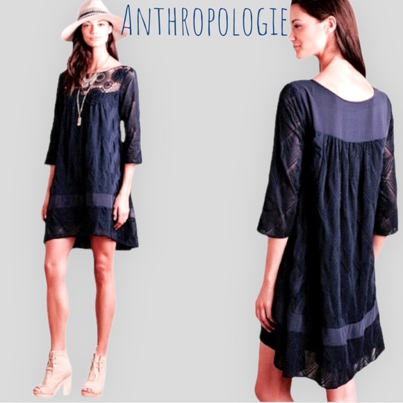 Anthropologie Holding Horses Navy Augusta Size Small - Picture 2 of 9